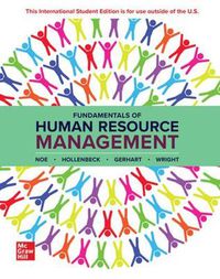 Cover image for Fundamentals of Human Resource Management: 2024 Release ISE