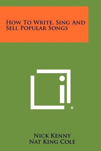 How to Write, Sing and Sell Popular Songs