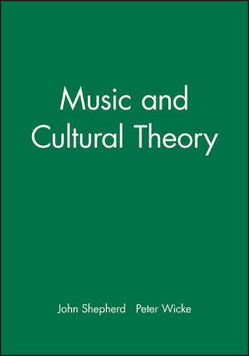 Cover image for Music and Cultural Theory