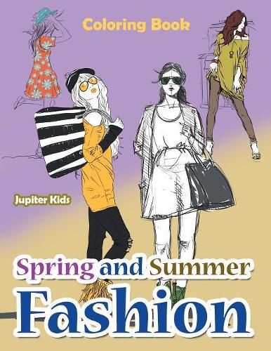 Cover image for Spring and Summer Fashion Coloring Book