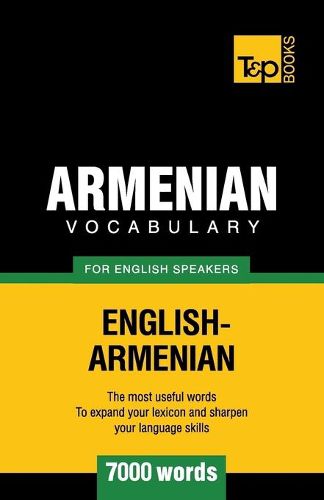 Cover image for Armenian vocabulary for English speakers - 7000 words