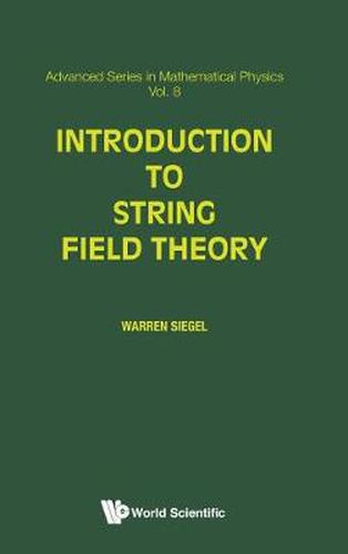 Cover image for Introduction To String Field Theory