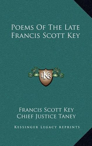 Poems of the Late Francis Scott Key