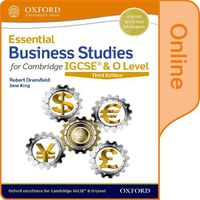 Cover image for Essential Business Studies for Cambridge IGCSE & O Level: Online Student Book