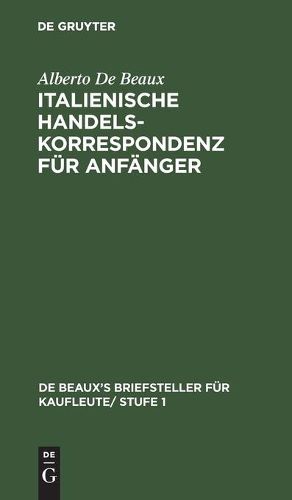 Cover image for Italienische Handelskorrespondenz Fur Anfanger