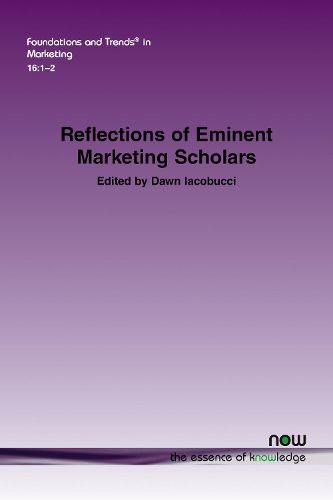 Cover image for Reflections of Eminent Marketing Scholars