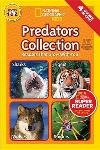 Cover image for Predators Collection: National Geographic Kids Super Reader Levels 1 & 2