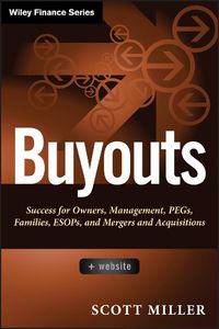 Cover image for Buyouts: Success for Owners, Management, PEGs, ESOPs and Mergers and Acquisitions + Website