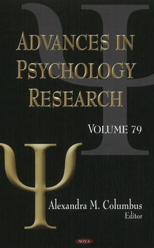 Cover image for Advances in Psychology Research: Volume 79