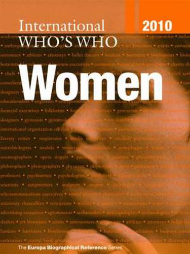 Cover image for International Who's Who of Women 2010