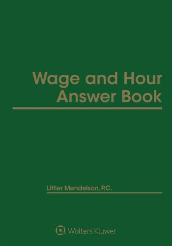 Cover image for Wage and Hour Answer Book: 2022 Edition