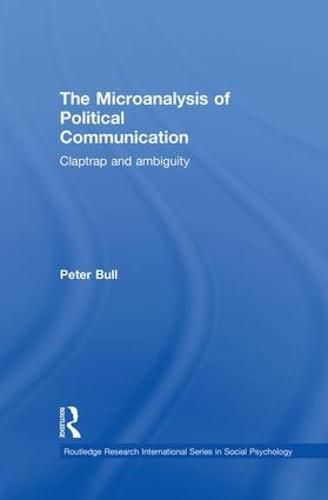 Cover image for The Microanalysis of Political Communication: Claptrap and Ambiguity