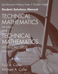 Cover image for Technical Mathematics with Calculus