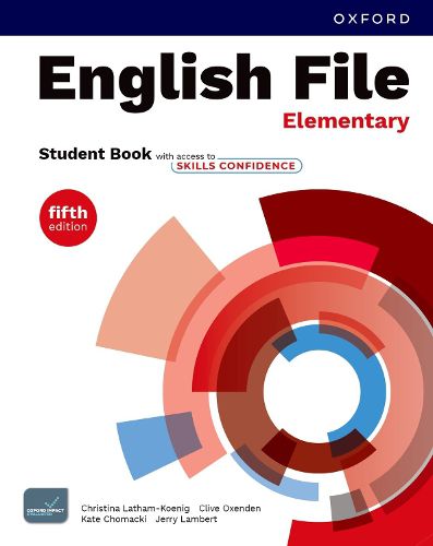 Cover image for English File fifth edition: Elementary: Student Book with access to Skills Confidence
