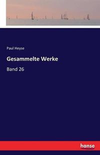 Cover image for Gesammelte Werke: Band 26