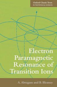Cover image for Electron Paramagnetic Resonance of Transition Ions