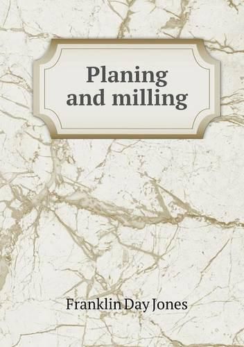 Cover image for Planing and milling