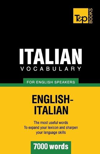 Cover image for Italian vocabulary for English speakers - 7000 words