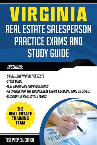 Cover image for Virginia Real Estate Salesperson Practice Exams and Study Guide