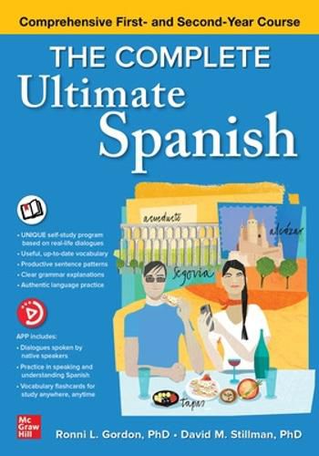 Cover image for The Complete Ultimate Spanish: Comprehensive First- and Second-Year Course