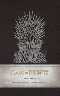 Cover image for Game of Thrones: Iron Throne Hardcover Ruled Journal