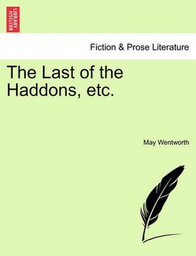 Cover image for The Last of the Haddons, Etc.