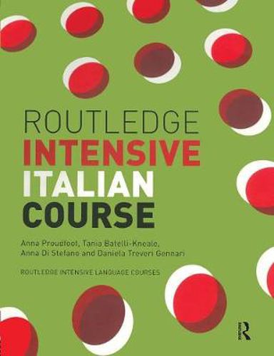 Cover image for Routledge Intensive Italian Course