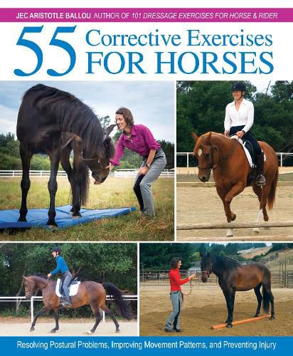 Cover image for 55 Corrective Exercises for Horses: Resolving Postural Problems, Improving Movement Patterns, and Preventing Injury