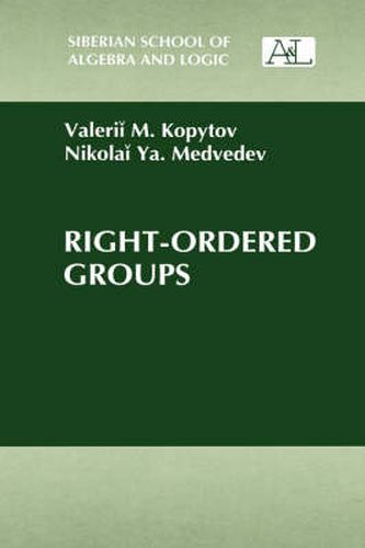 Cover image for Right-Ordered Groups