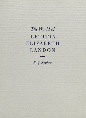 Cover image for The World of Letitia Elizabeth Landon