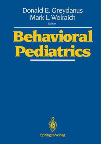 Cover image for Behavioral Pediatrics