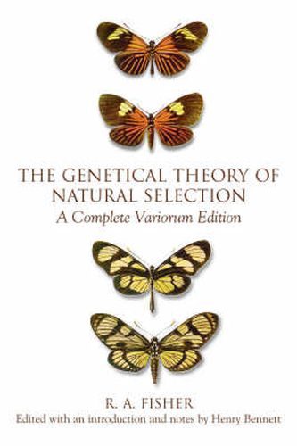 Cover image for The Genetical Theory of Natural Selection