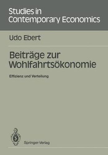 Cover image for Beitrage Zur Wohlfahrtsokonomie