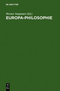 Cover image for Europa-Philosophie