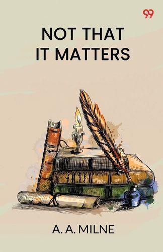 Cover image for Not That It Matters (Edition1)