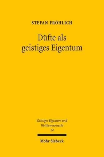 Cover image for Dufte als geistiges Eigentum