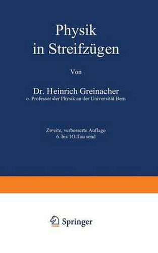 Cover image for Physik in Streifzugen