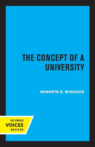 Cover image for The Concept of a University