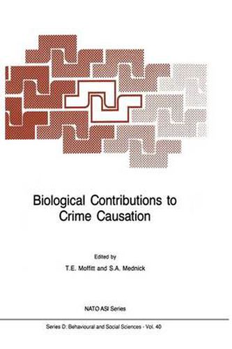Cover image for Biological Contributions to Crime Causation