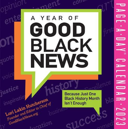 A Year of Good Black News Page-A-Day Calendar 2023