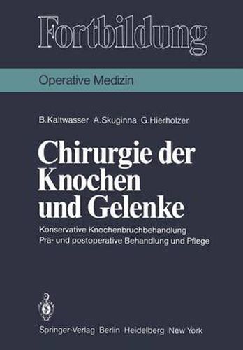 Cover image for Chirurgie der Knochen und Gelenke