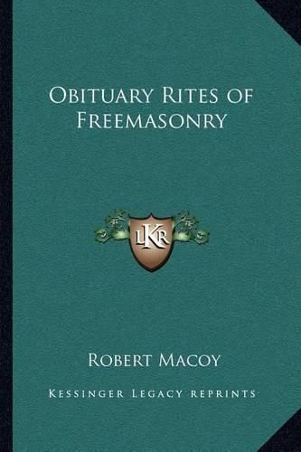 Obituary Rites of Freemasonry