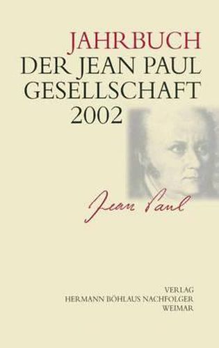 Cover image for Jahrbuch der Jean Paul Gesellschaft: 37. Jahrgang