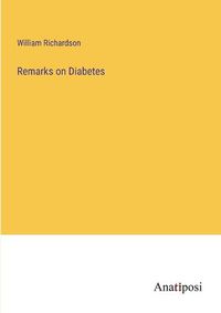 Cover image for Remarks on Diabetes