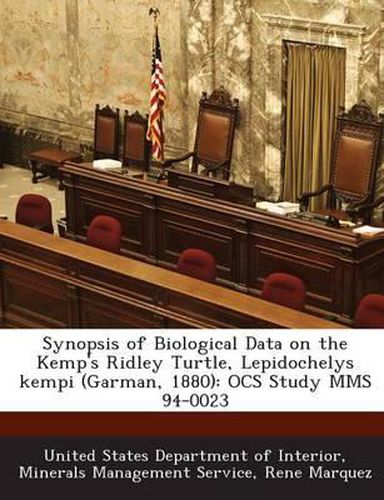 Cover image for Synopsis of Biological Data on the Kemp's Ridley Turtle, Lepidochelys Kempi (Garman, 1880)