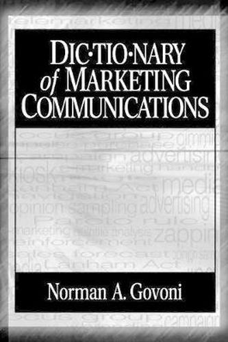 Cover image for The Dictionary of Marketing Communications