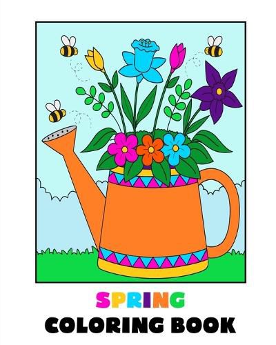 Cover image for Spring Coloring Book