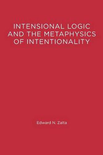 Cover image for Intensional Logic and Metaphysics of Intentionality