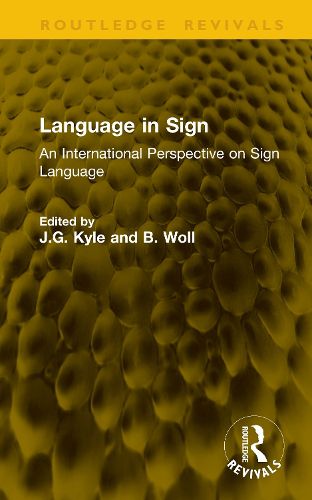 Cover image for Language in Sign