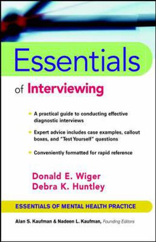 Cover image for Essentials of Interviewing